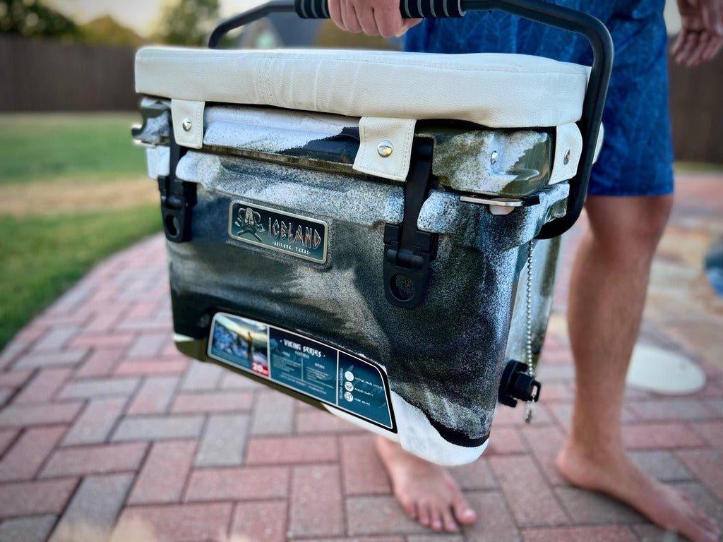 Unique Personalized Cooler Seat Cushion/Sunlight Reflector Customized Sporting Goods Gifts for Men by Groovy Guy