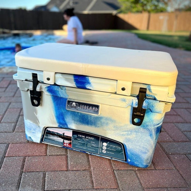 Unique Personalized Cooler Seat Cushion/Sunlight Reflector Customized Sporting Goods Gifts for Men by Groovy Guy