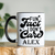 Black Funny Coffee Mug With Couldnt Care Less Design