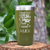 Military Green Funny Tumbler With Crazy Train Driver Design