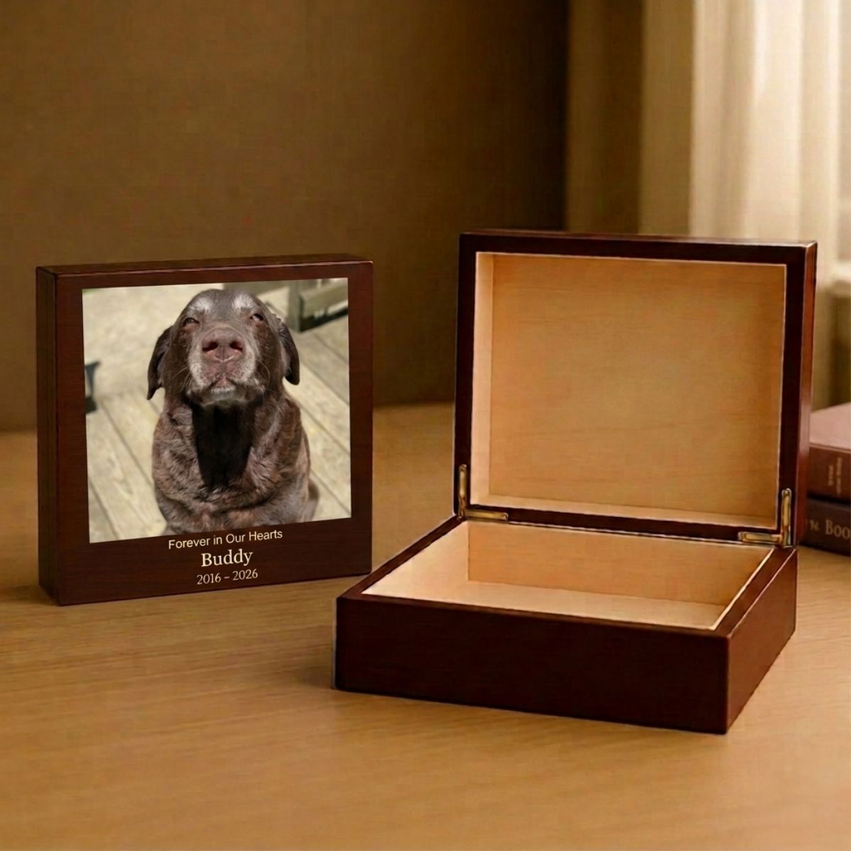 custom Pet memorial Keepsake Box