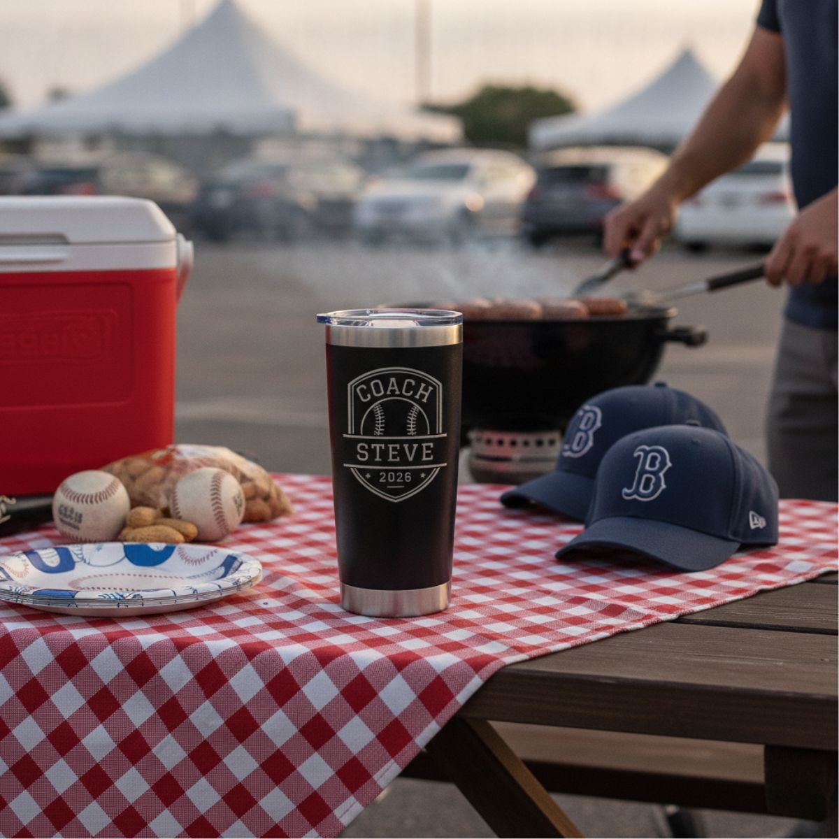 Personalized Baseball Coach Team Tumbler