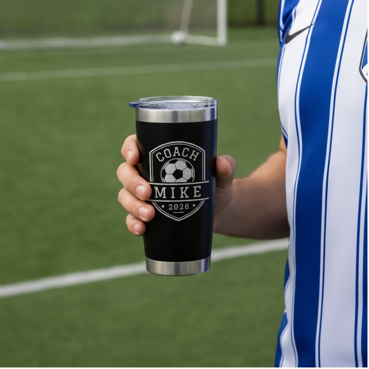Personalized Soccer Coach Team Tumbler