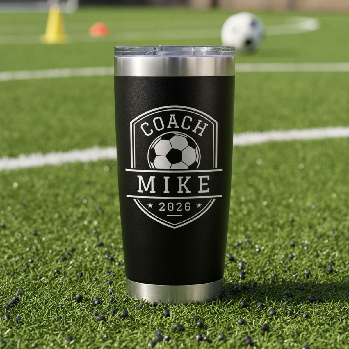 Personalized Soccer Coach Team Tumbler