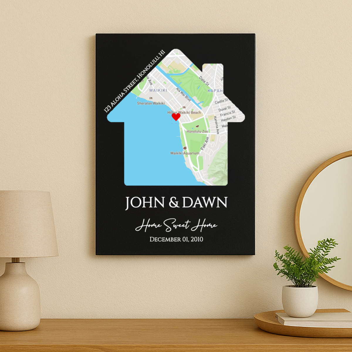 Our Home Custom Sign