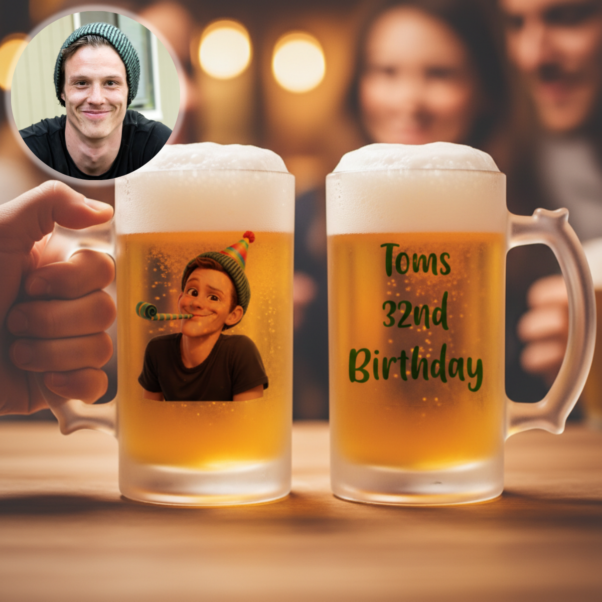 Birthday Party Beer Mug