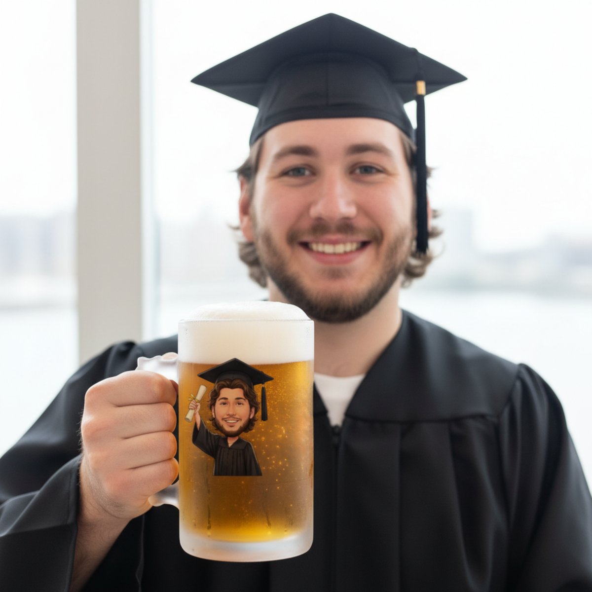 Degrees & Drafts Graduation Mug