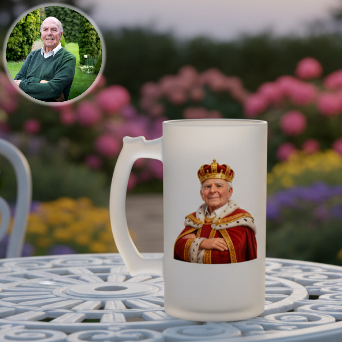 Birthday King Beer Mug