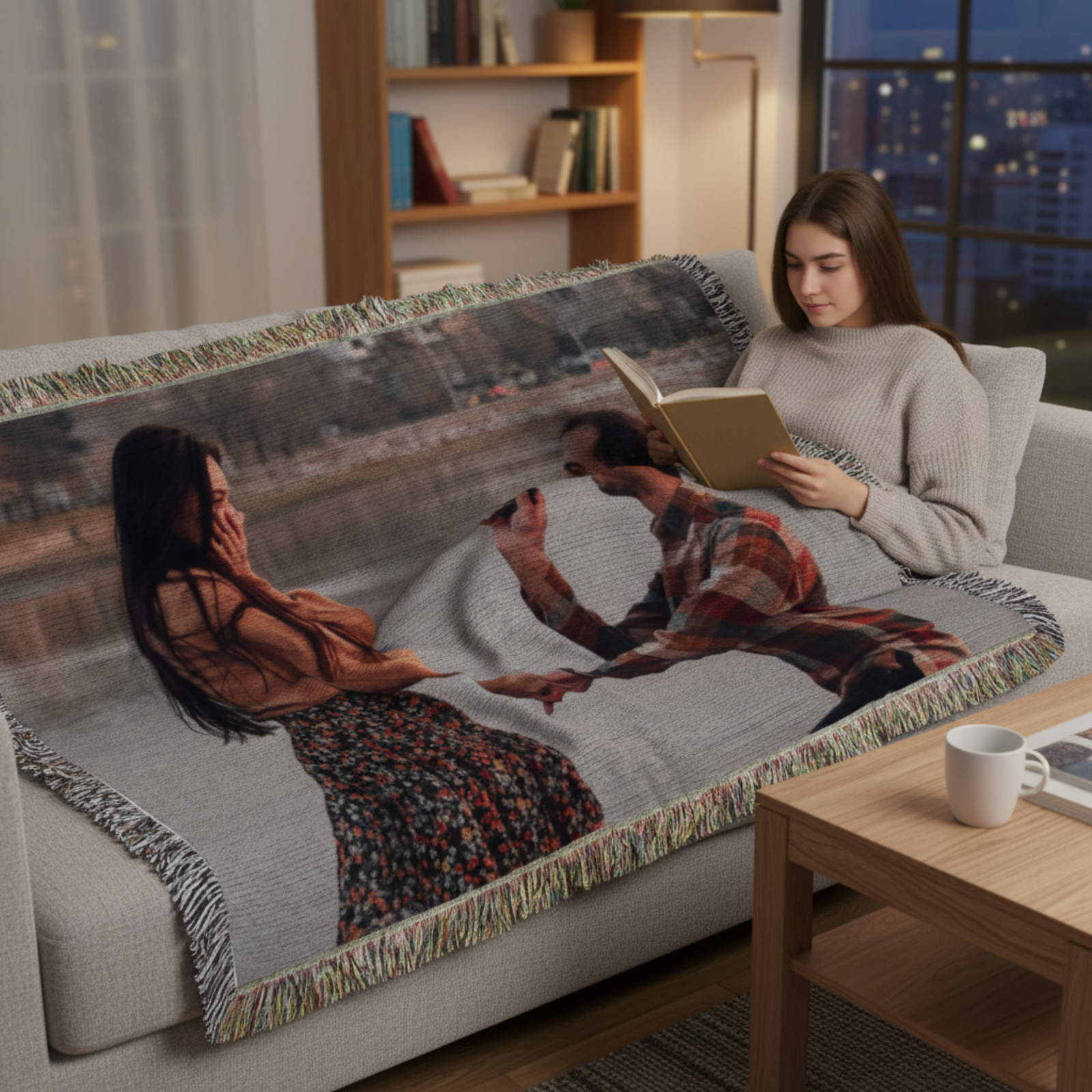 Unforgettable Love Photo Blanket