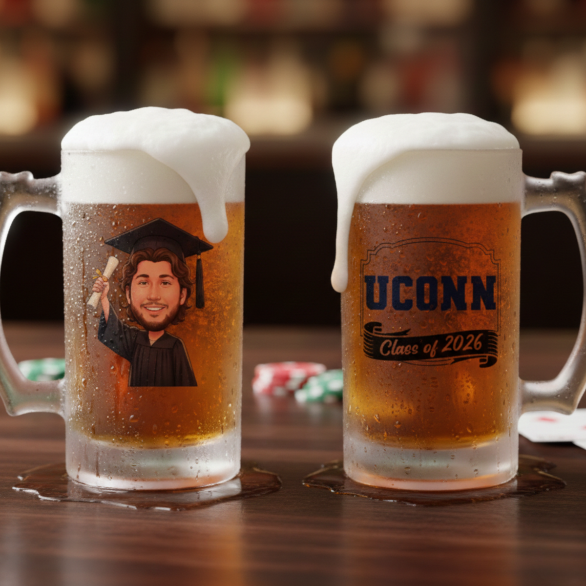 Degrees & Drafts Graduation Mug