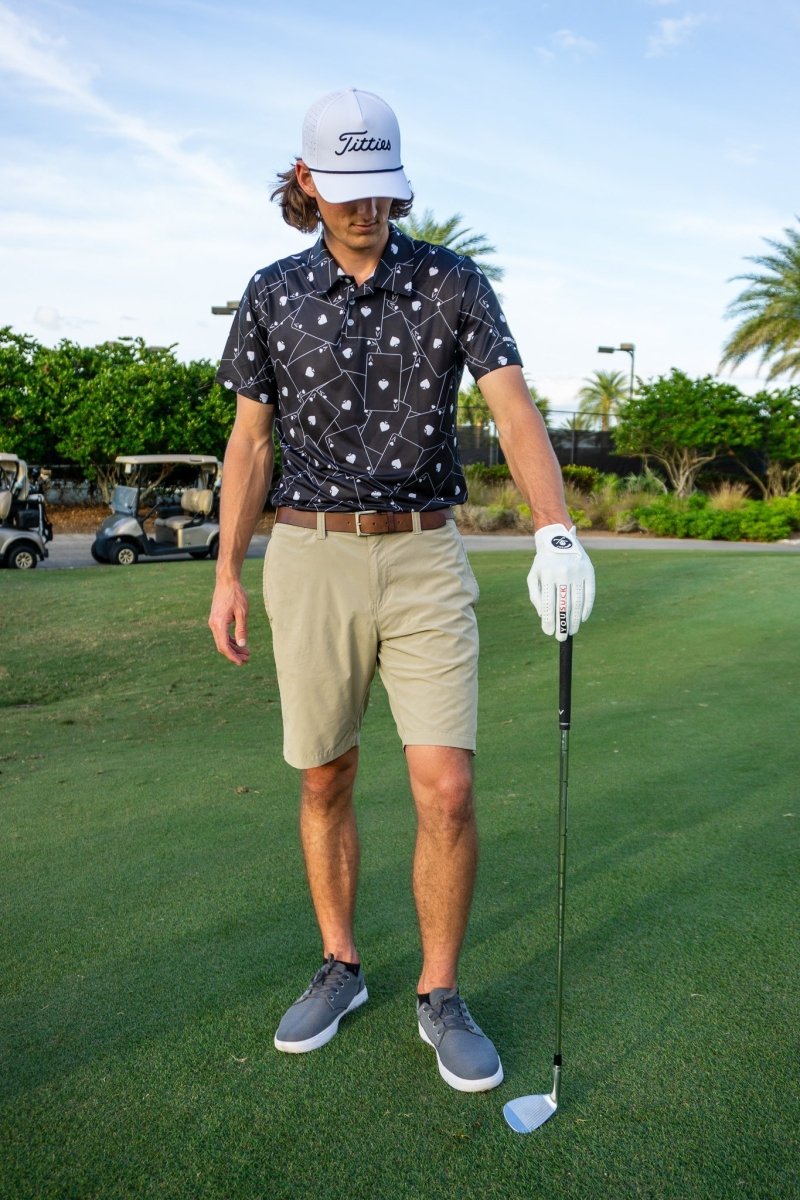 Unique Personalized Aces Polo Customized Men's Golf Polo Gifts for Men by Groovy Guy