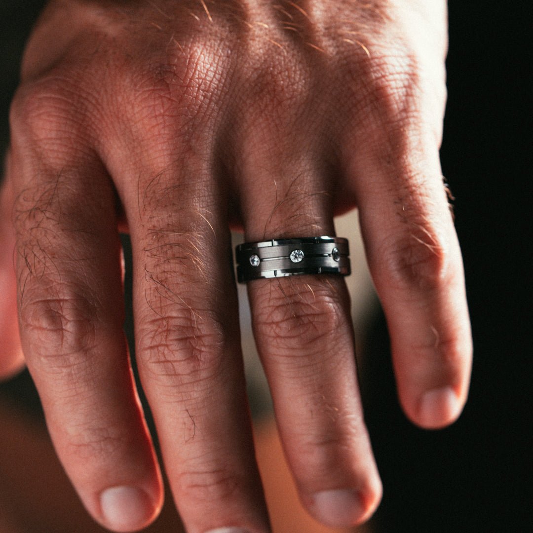 Unique Personalized The “Rockefeller” Ring Customized Gifts for Men by Groovy Guy