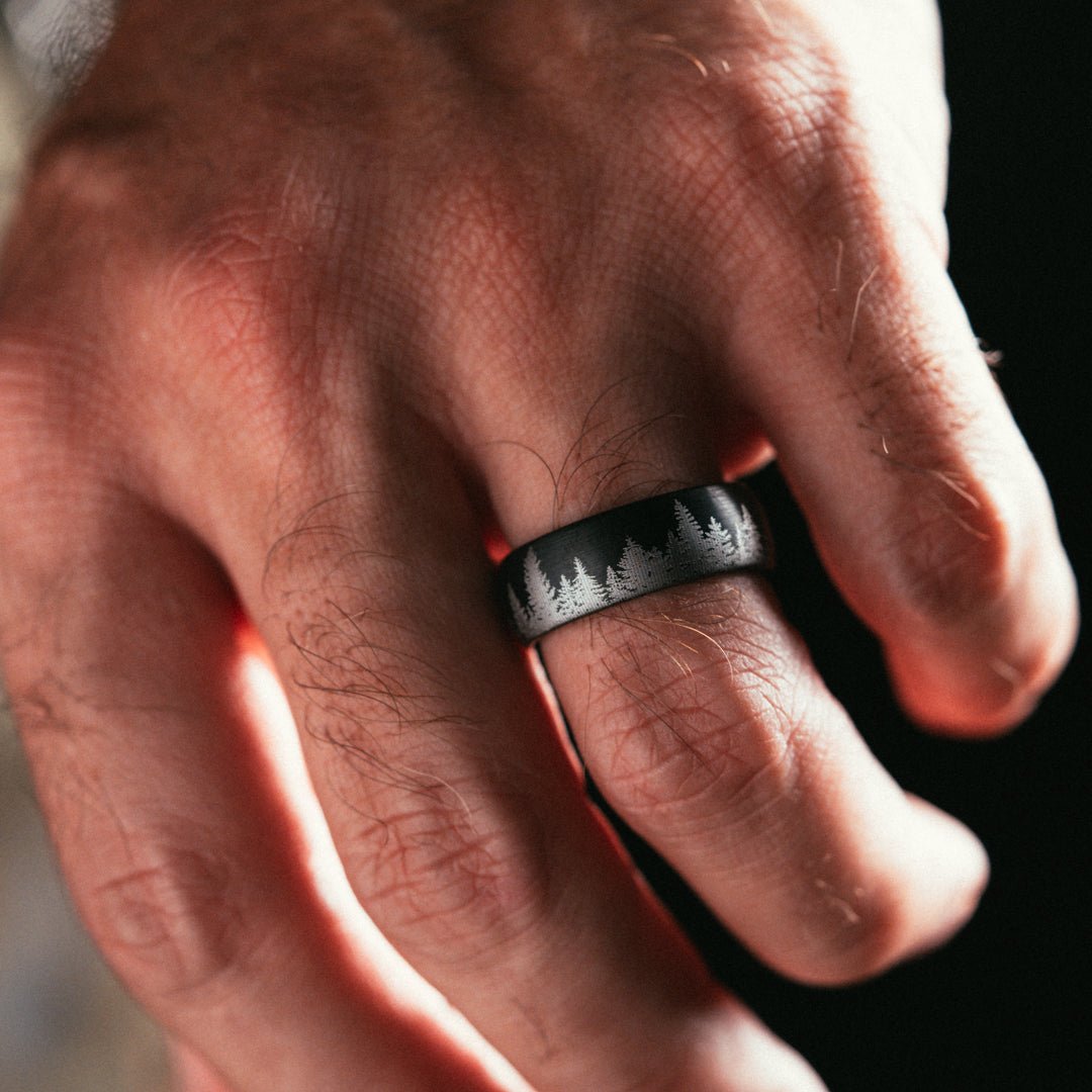 Unique Personalized The “Adventurer” Ring Customized Gifts for Men by Groovy Guy