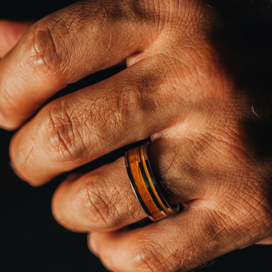 Unique Personalized The “Angel’s Share” Ring Customized Gifts for Men by Groovy Guy