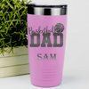 Pink Basketball Tumbler With Dedicated Hoops Dad Design