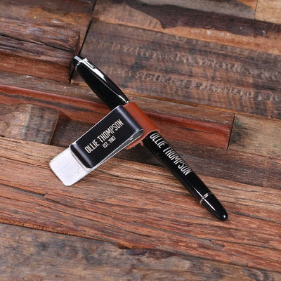 Personalized Pen & Holder