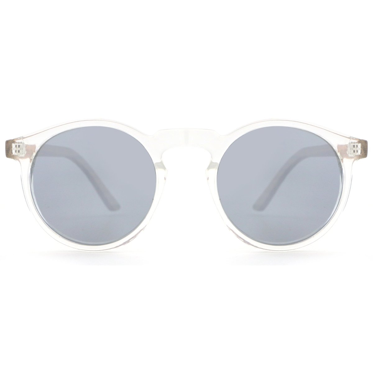 Unique Personalized Timber Grey | Round Acetate Customized Wooden Sunglasses Gifts for Men by Groovy Guy