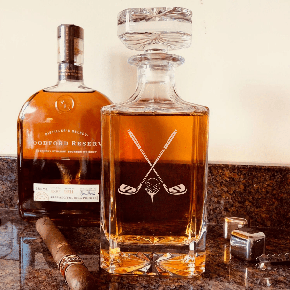 Custom Golf Decanter