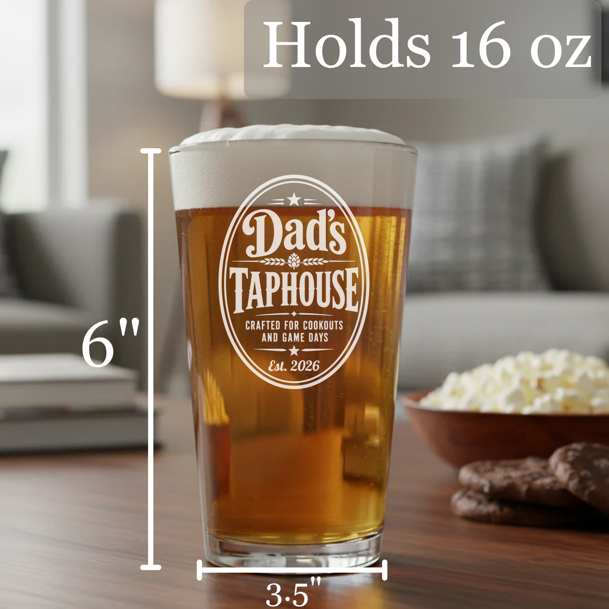 Brew Day Personalized Pint Glass