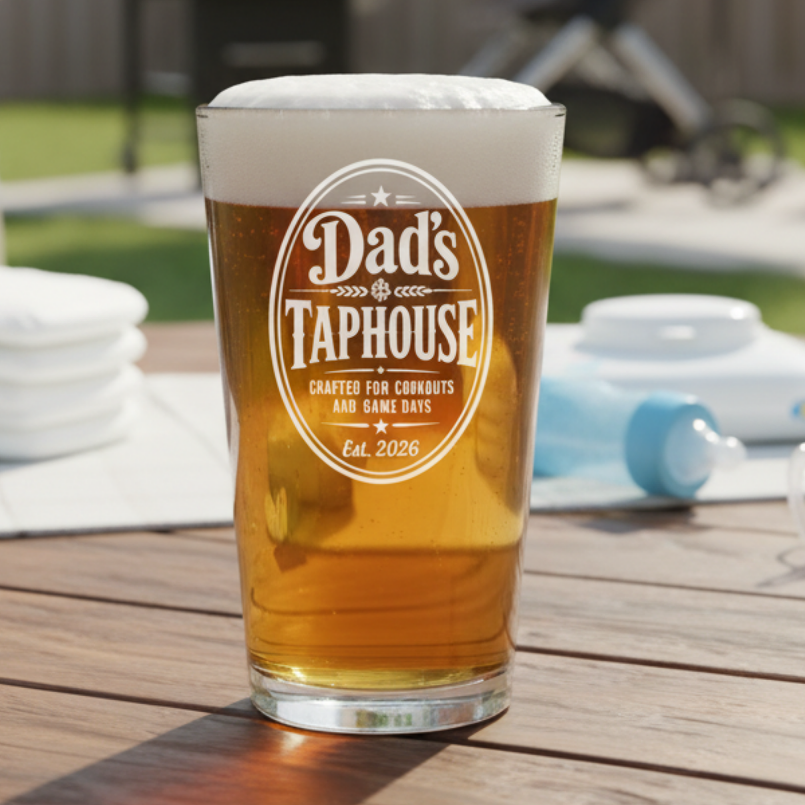 Brew Day Personalized Pint Glass