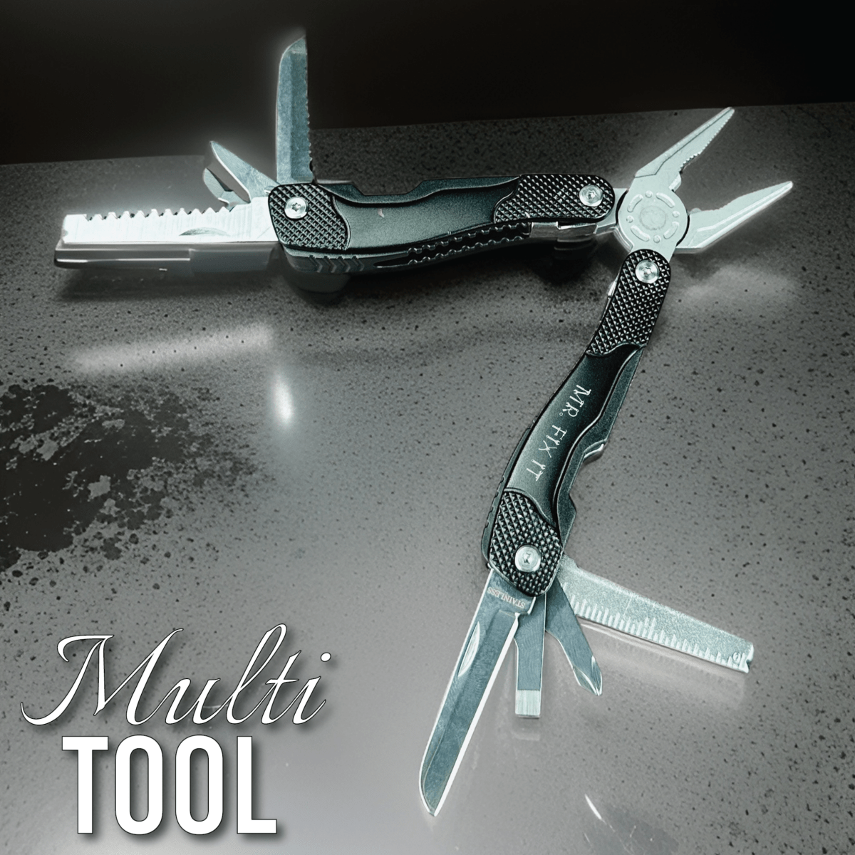 Unique Personalized Custom Engraved Multi - Tool Customized Gifts for Men by Groovy Guy