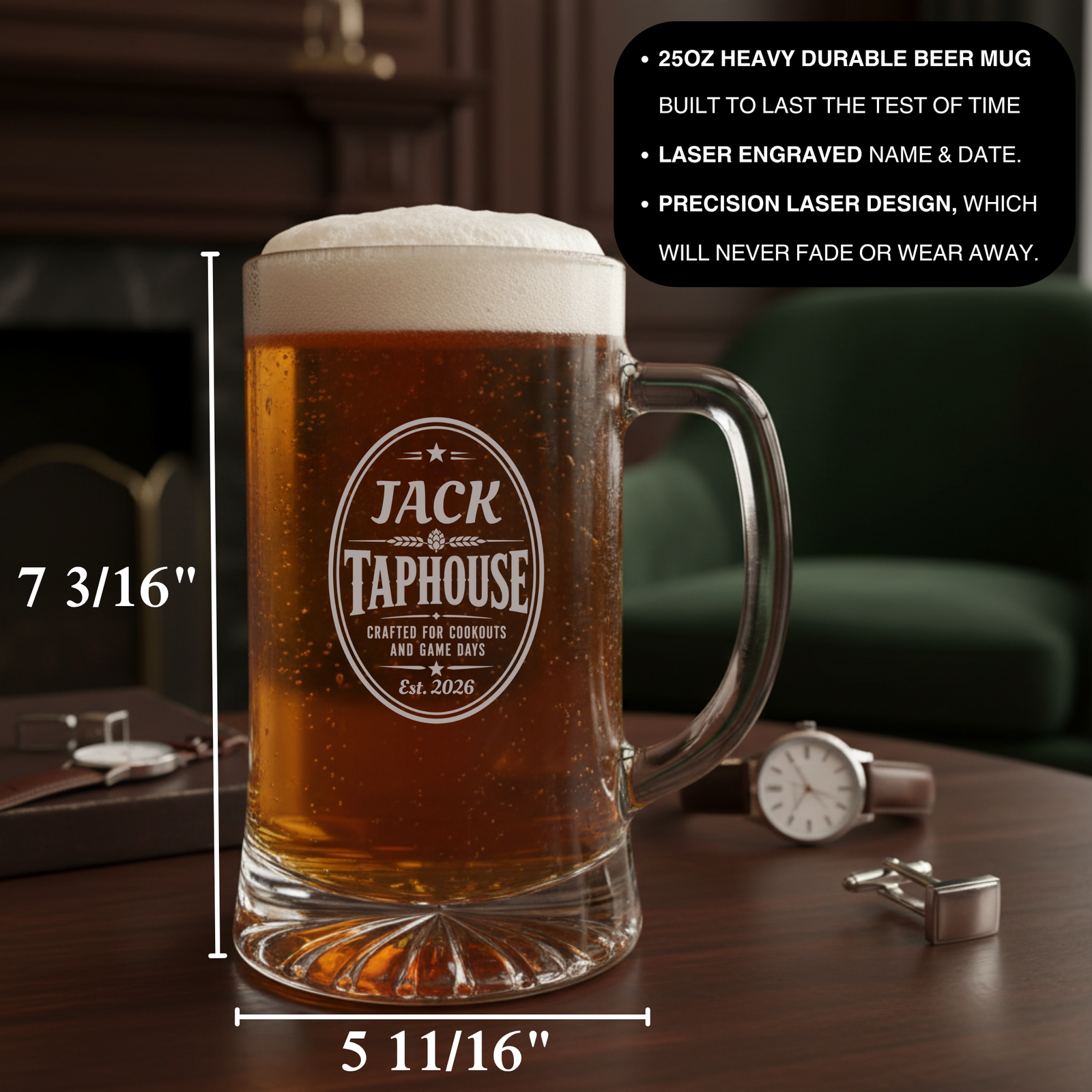 Pop's Pour Beer Mug