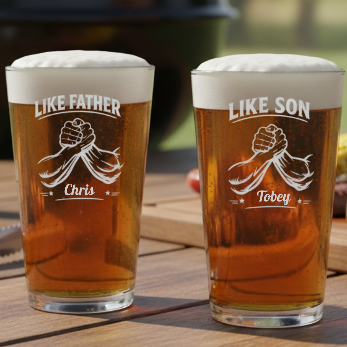 Like Father, Like Son Pint Set
