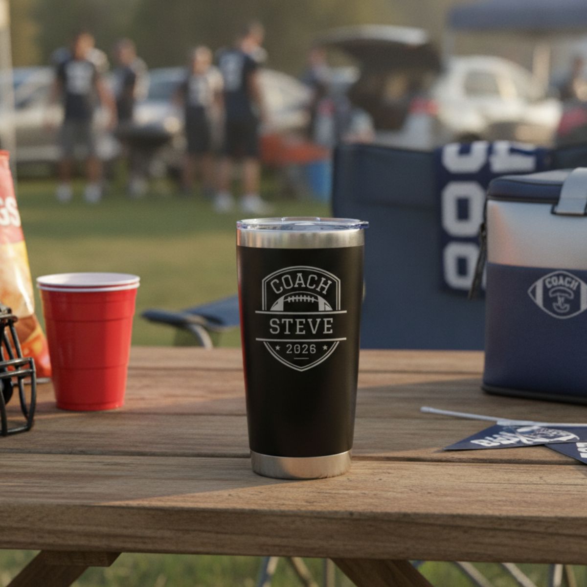 Personalized Football Coach Team Tumbler