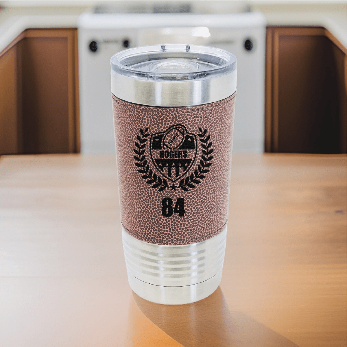 Unique Personalized Touchdown Tumbler Customized Football Tumbler Gifts for Men by Groovy Guy