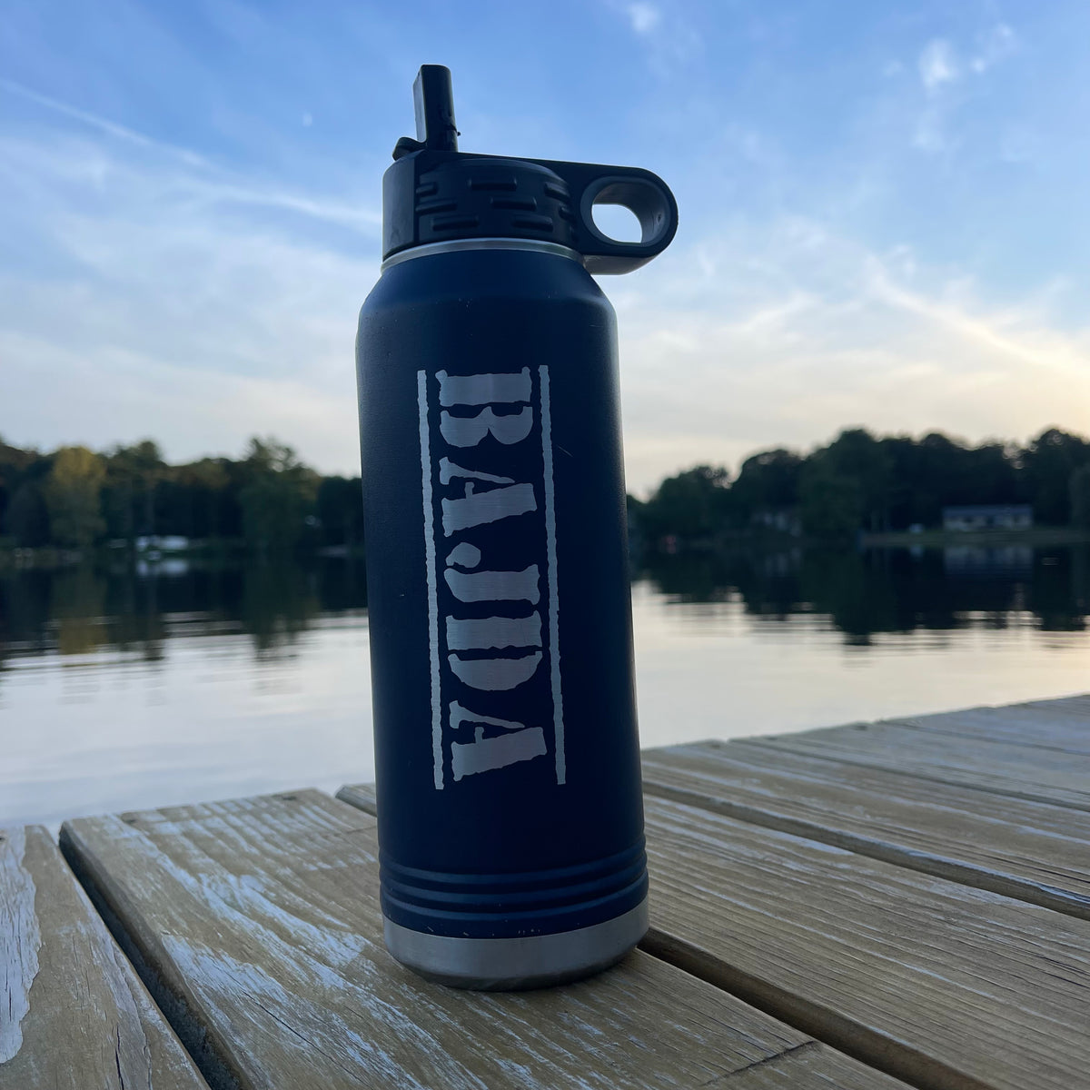 Manly Personalized Water Bottle