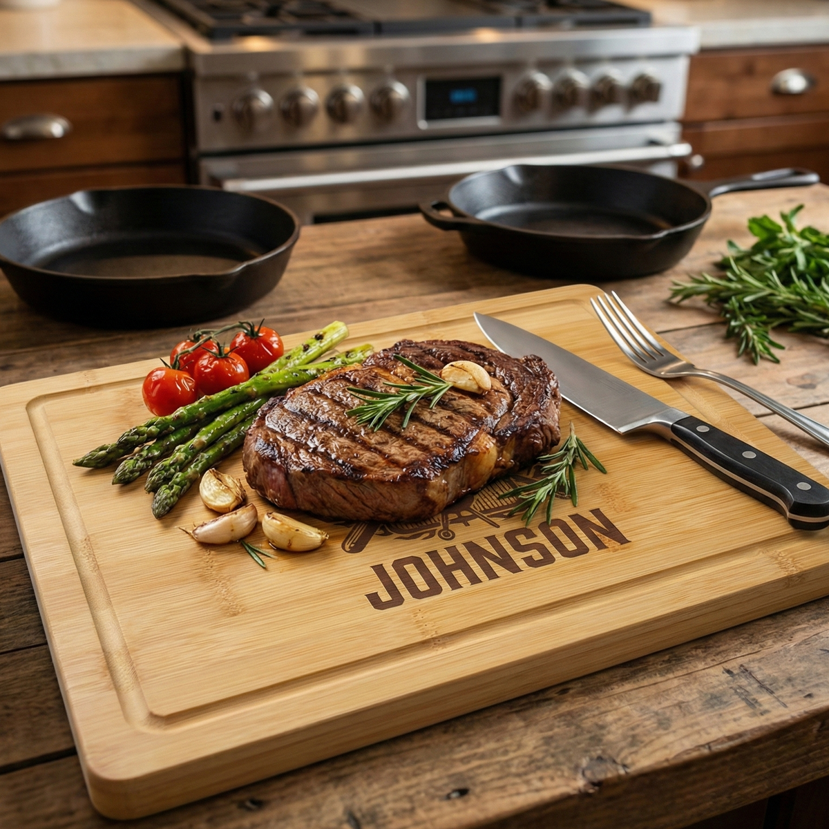 Personalized Grill Master Cutting Board