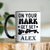 Black Funny Coffee Mug With Get Set And Leave Design