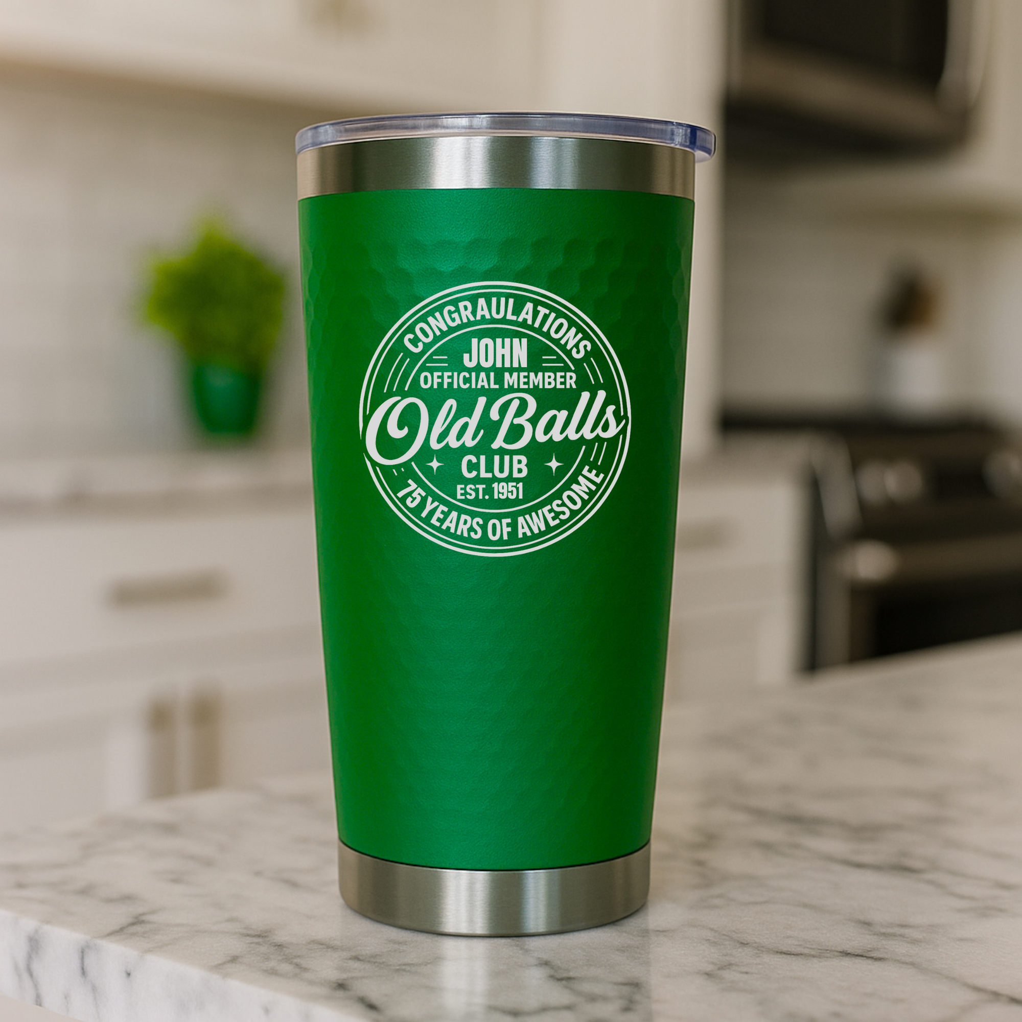 Old Man Birthday Tumbler