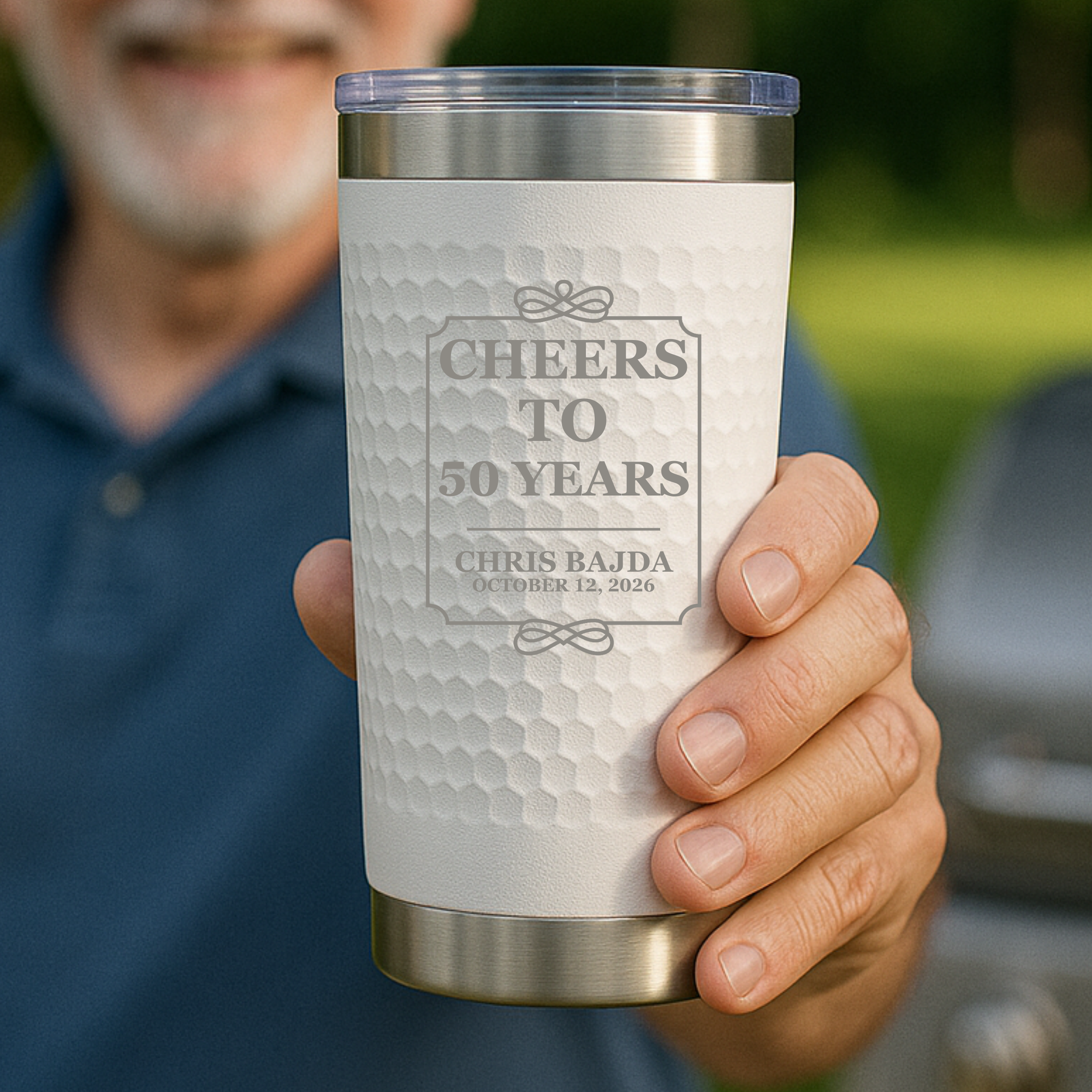 Cheers To The Years Birthday Tumbler