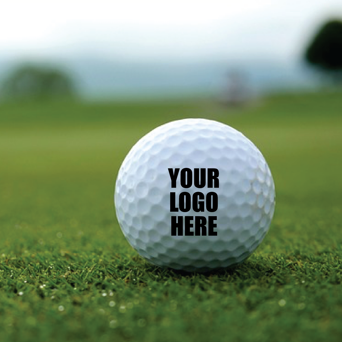 Unique Personalized Custom Logo Golf Balls - Your Brand, Your Game! Customized Golf Gifts for Men by Groovy Guy