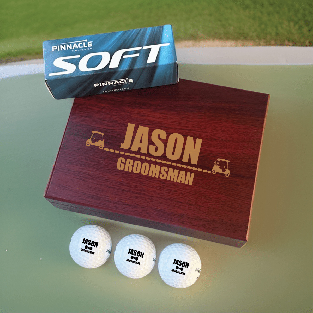 Unique Personalized Fairway Squad Set Customized Groomsmen Proposal Gifts for Men by Groovy Guy