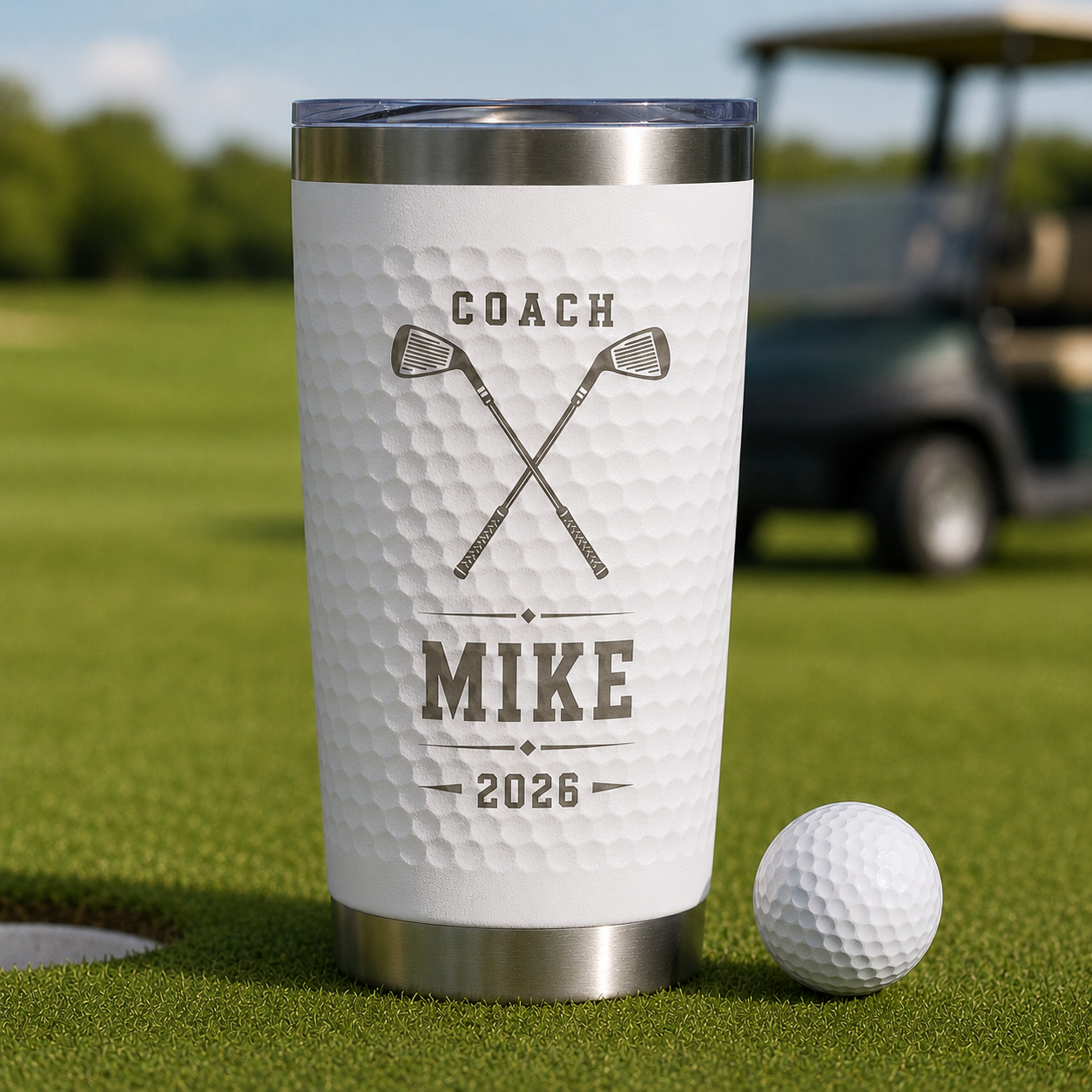 Personalized Golf Coach Team Tumbler
