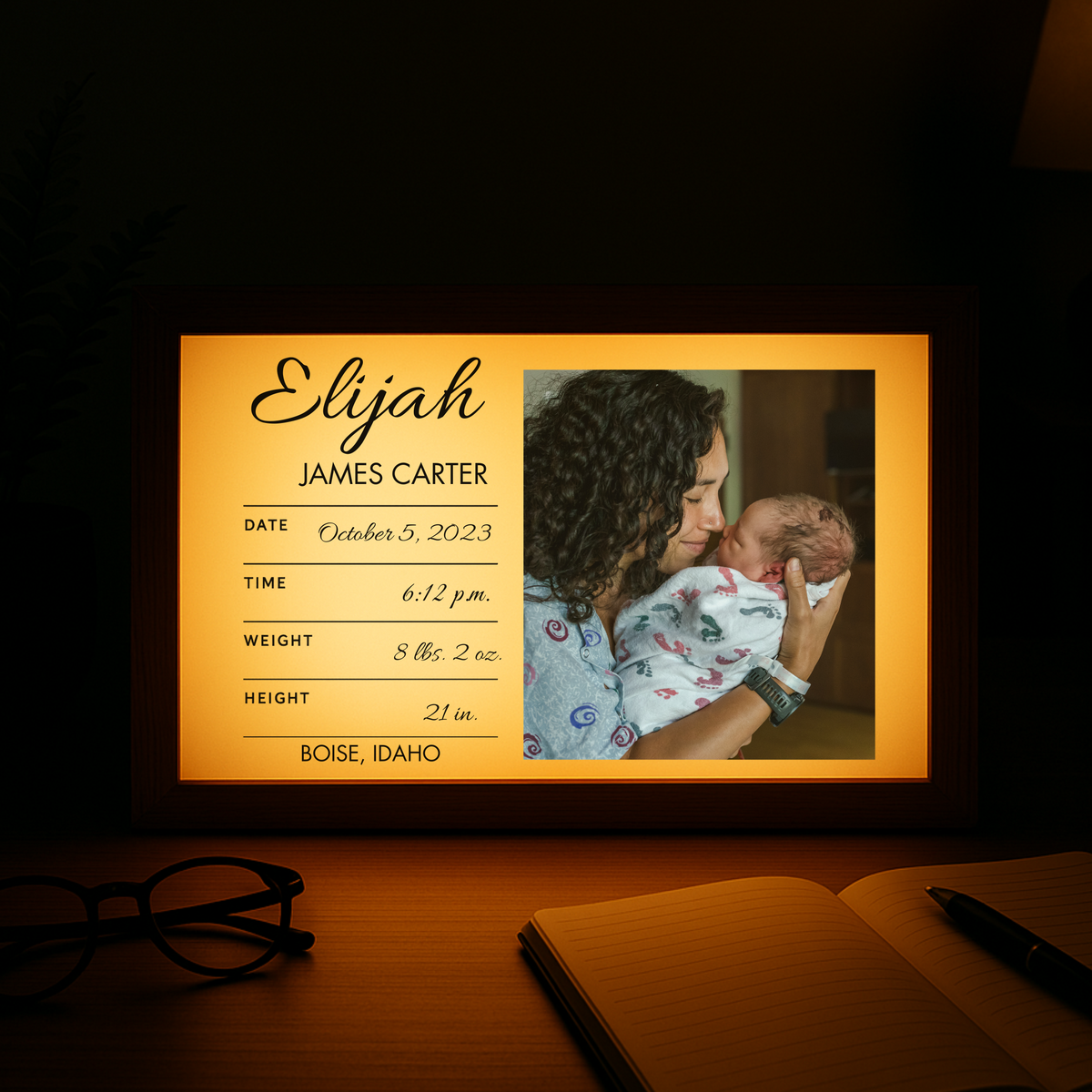 Personalized Baby Keepsake Sign