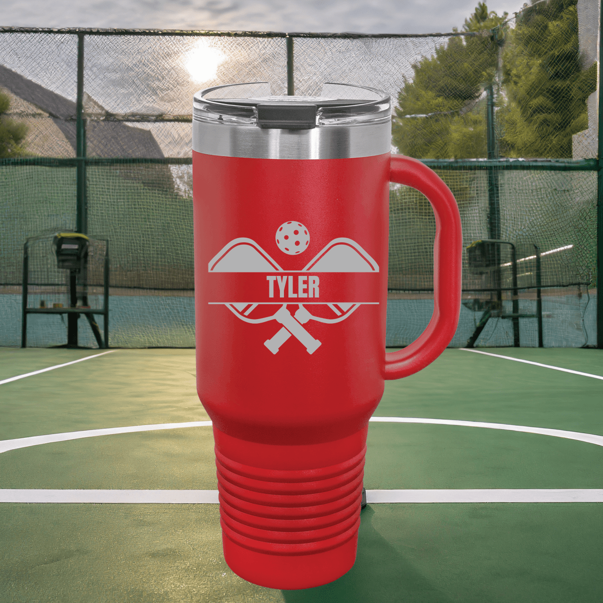 Unique Personalized Pickleball Tumbler Customized Tumbler Gifts for Men by Groovy Guy