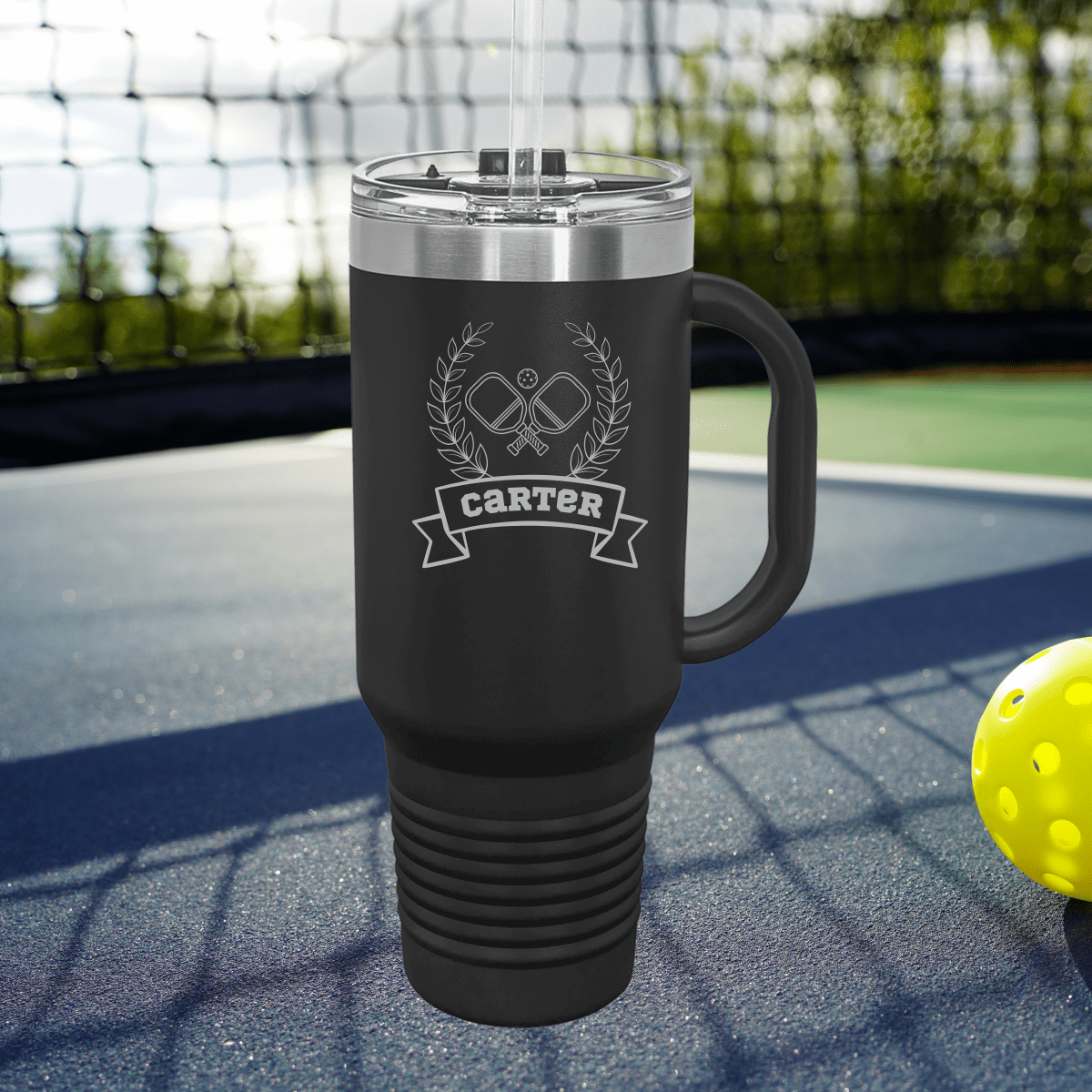 Unique Personalized Pickleball Tumbler Customized Tumbler Gifts for Men by Groovy Guy