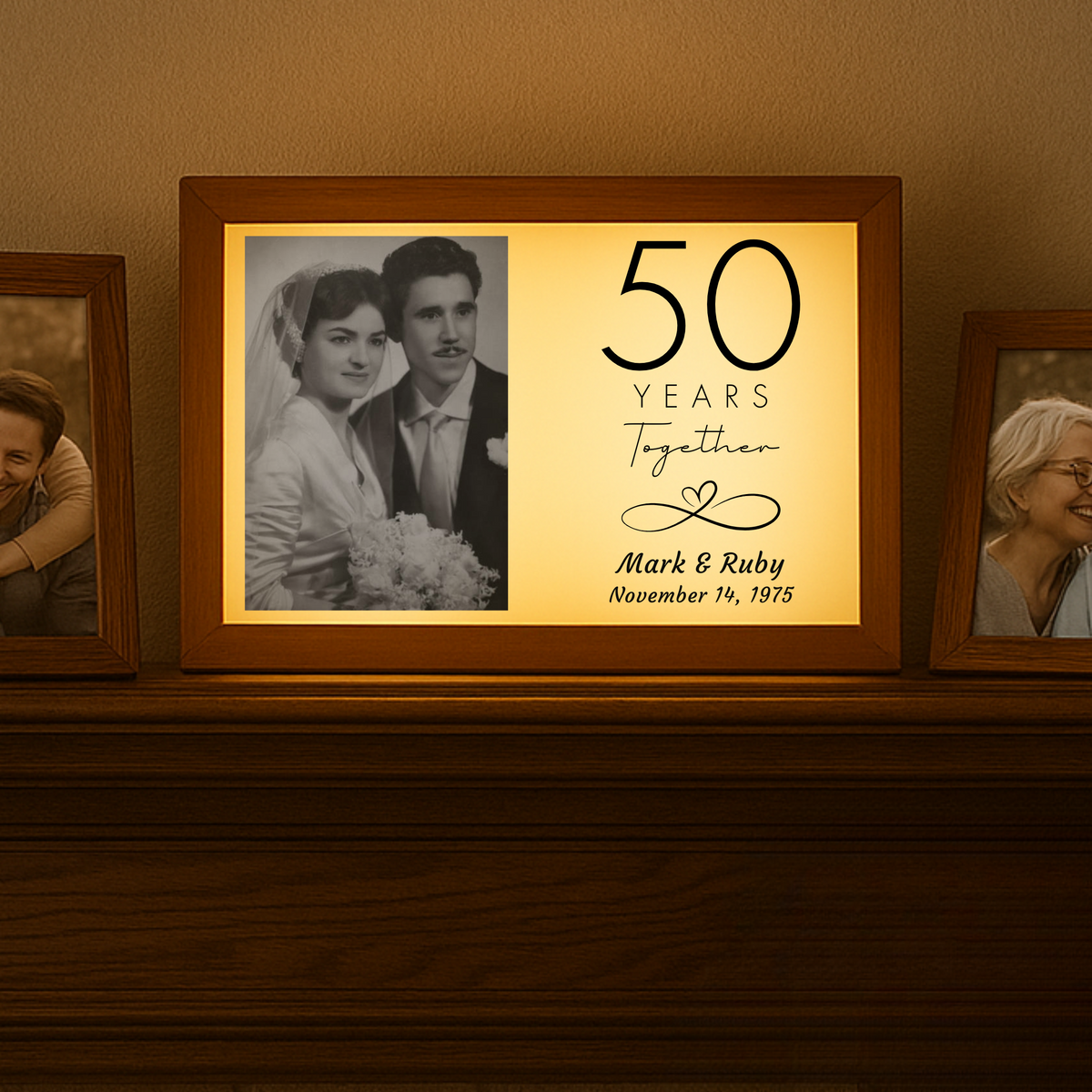 Wedding Anniversary Light Box
