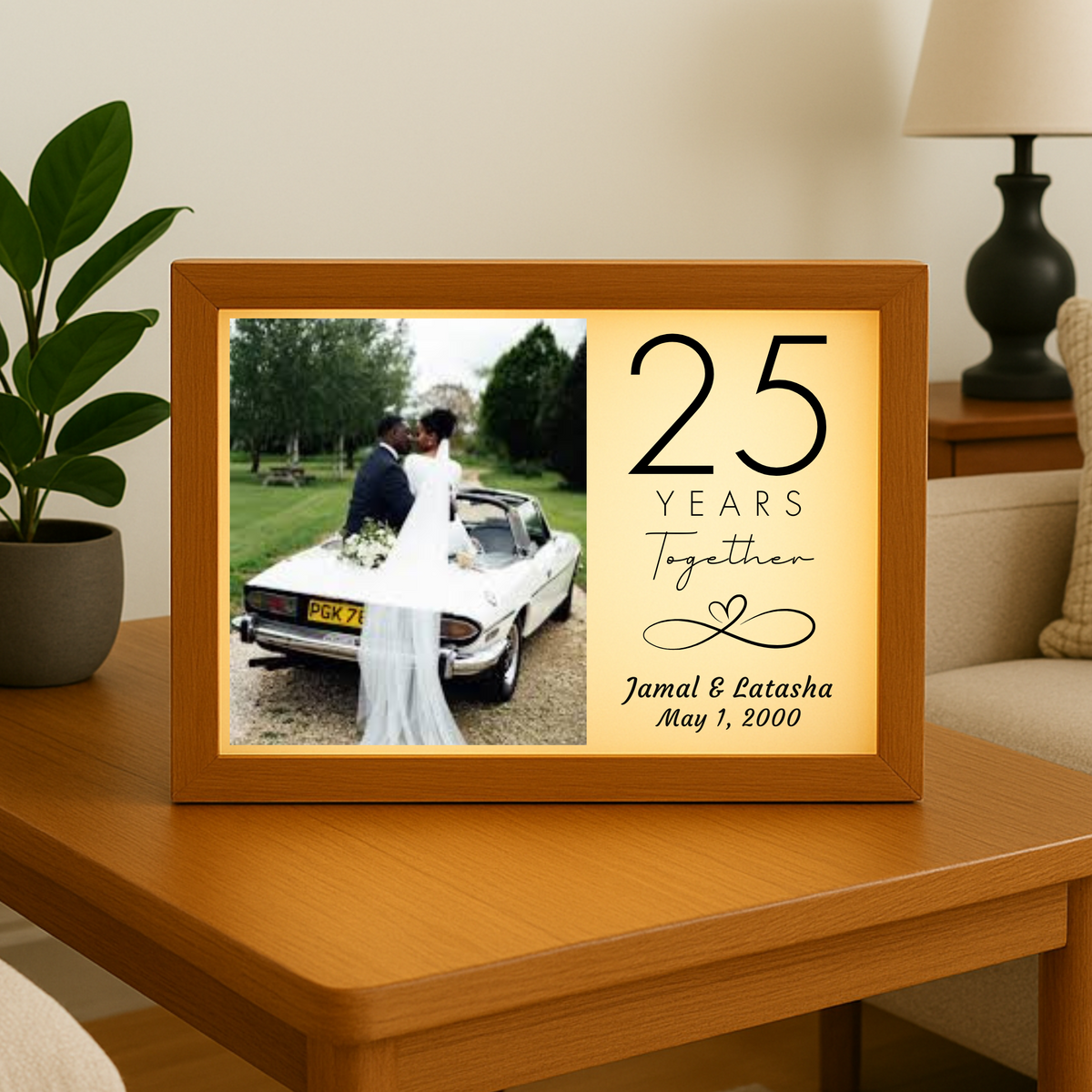 Wedding Anniversary Light Box