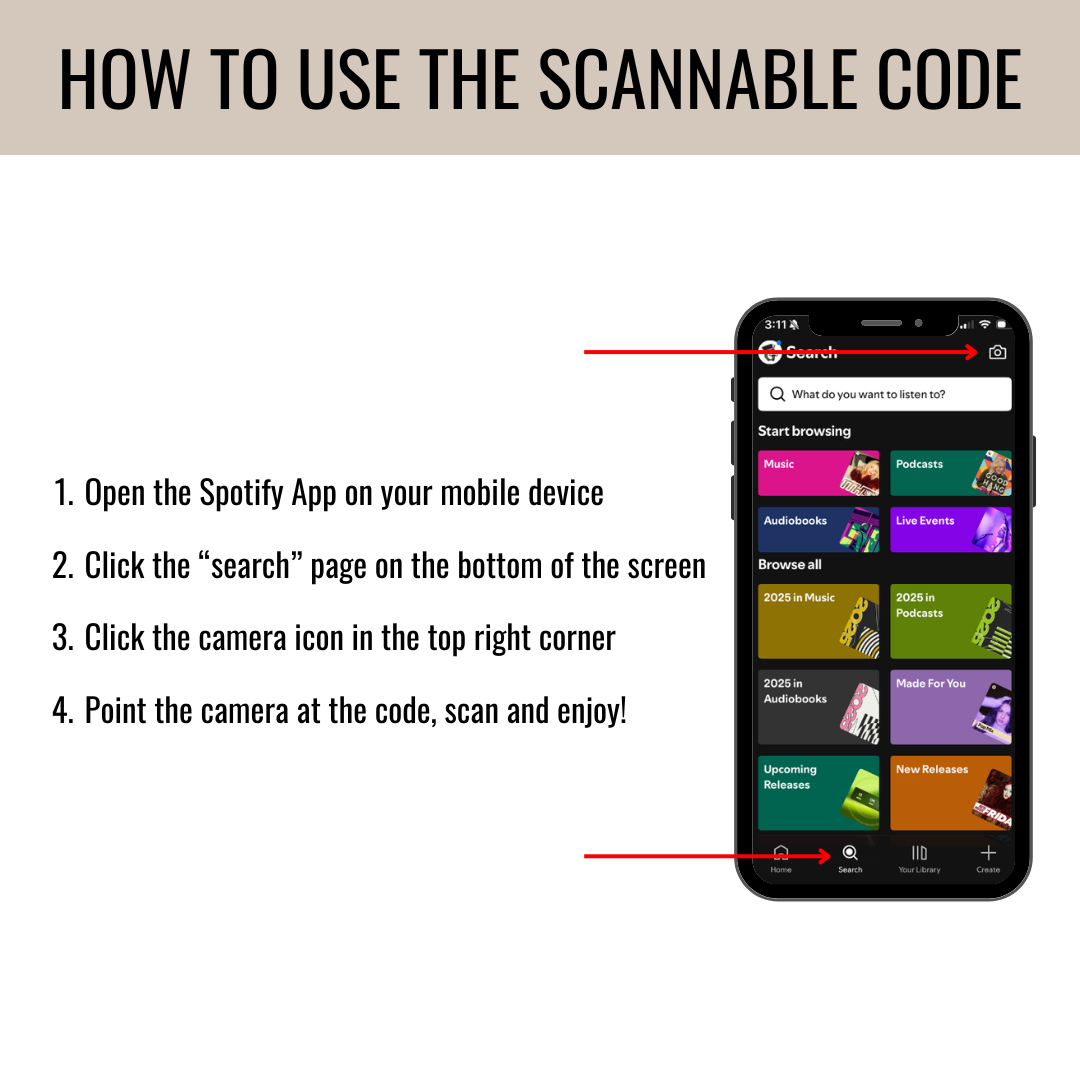 Personalized Spotify Song Light Box