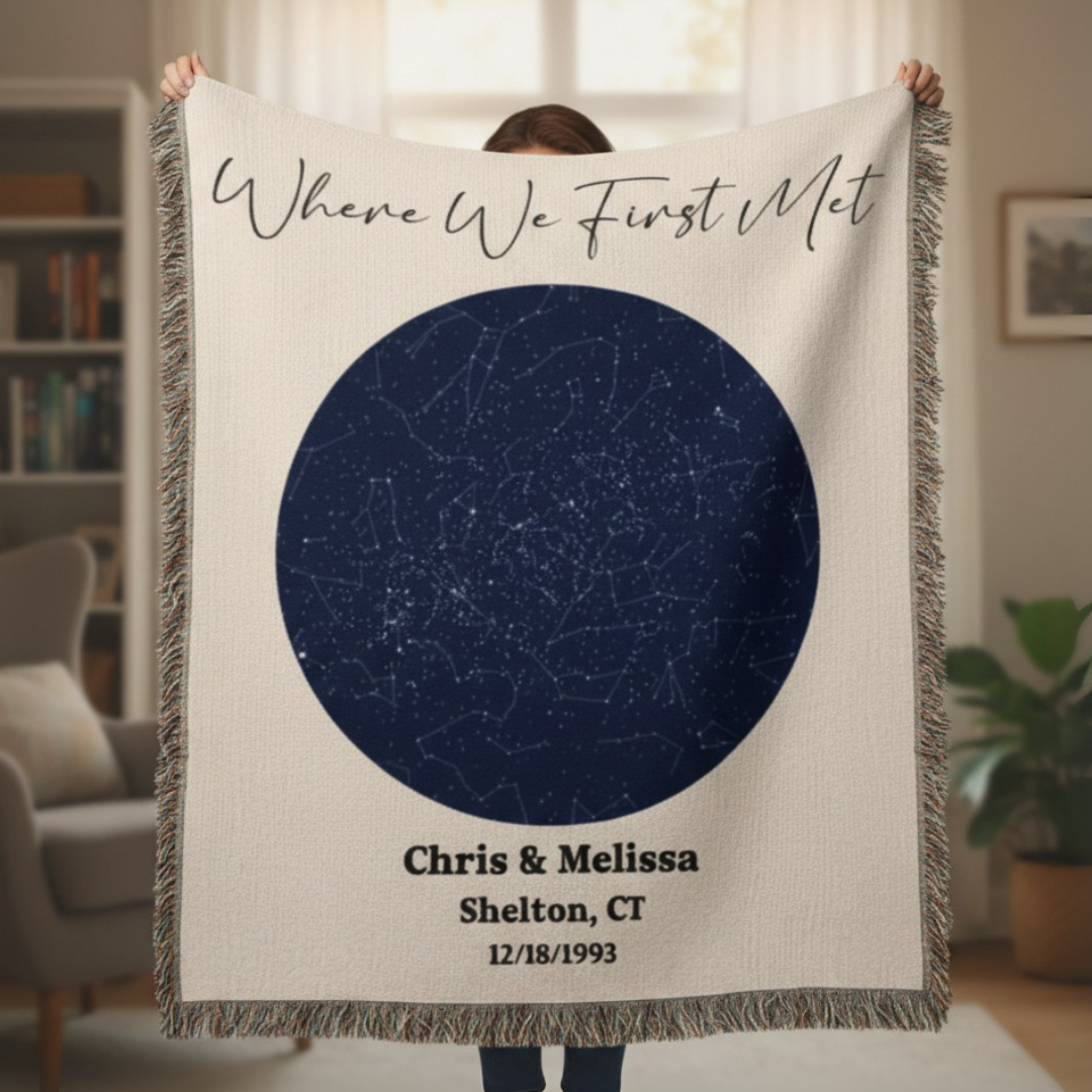 Where We Met Custom Blanket