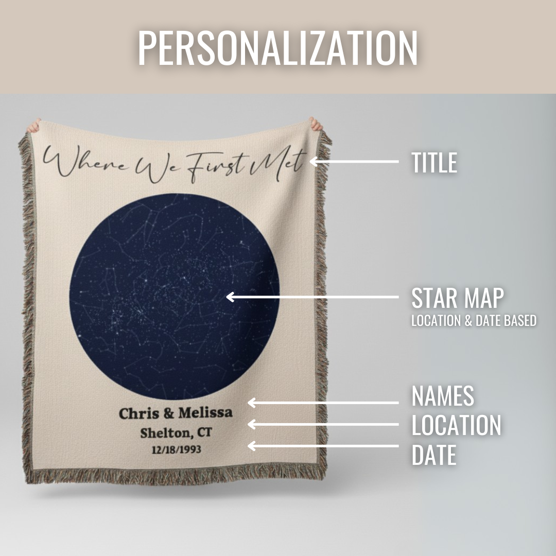 Where We Met Custom Blanket