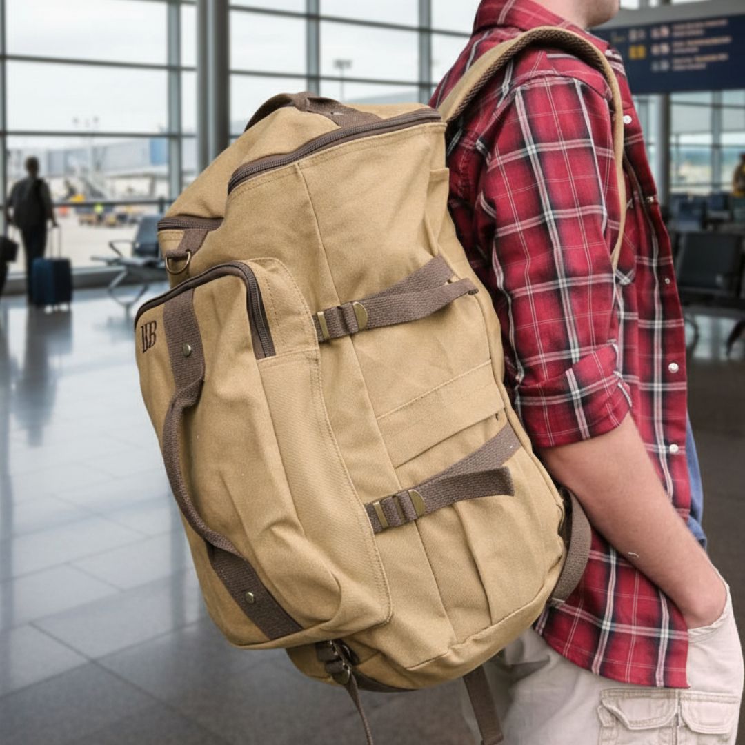 Personalized Canvas Travel Backpack