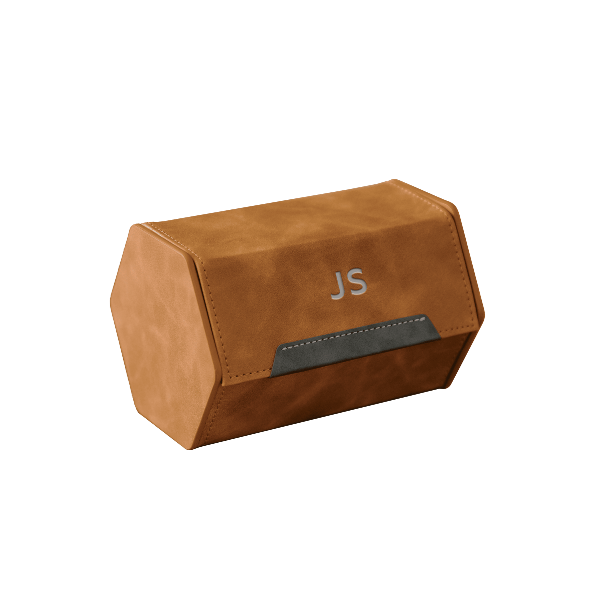 Unique Personalized HEX Travel Watch Roll - 2 Slot Customized watch case Gifts for Men by Groovy Guy