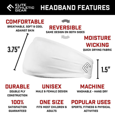 Thin White Line Headband