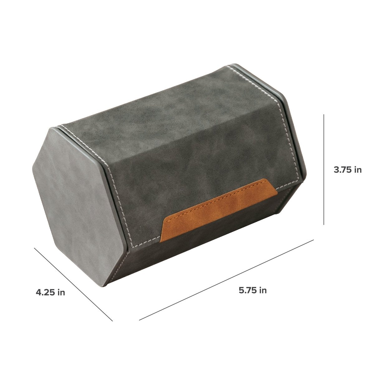 Unique Personalized HEX Travel Watch Roll - 2 Slot Customized watch case Gifts for Men by Groovy Guy