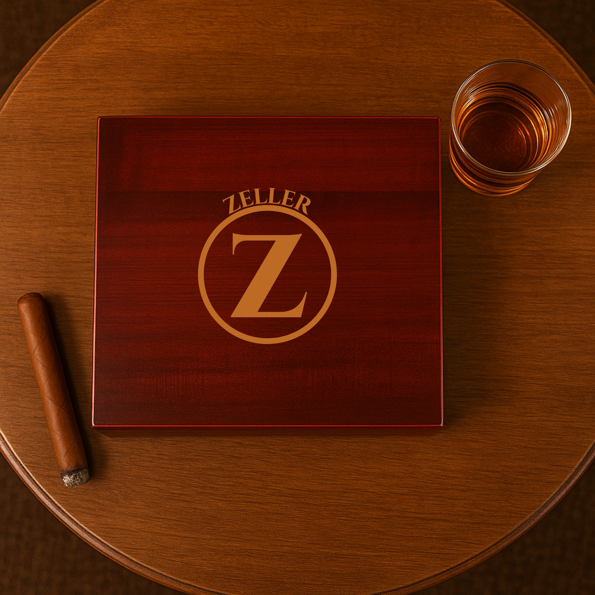 Personalized Wooden Humidor